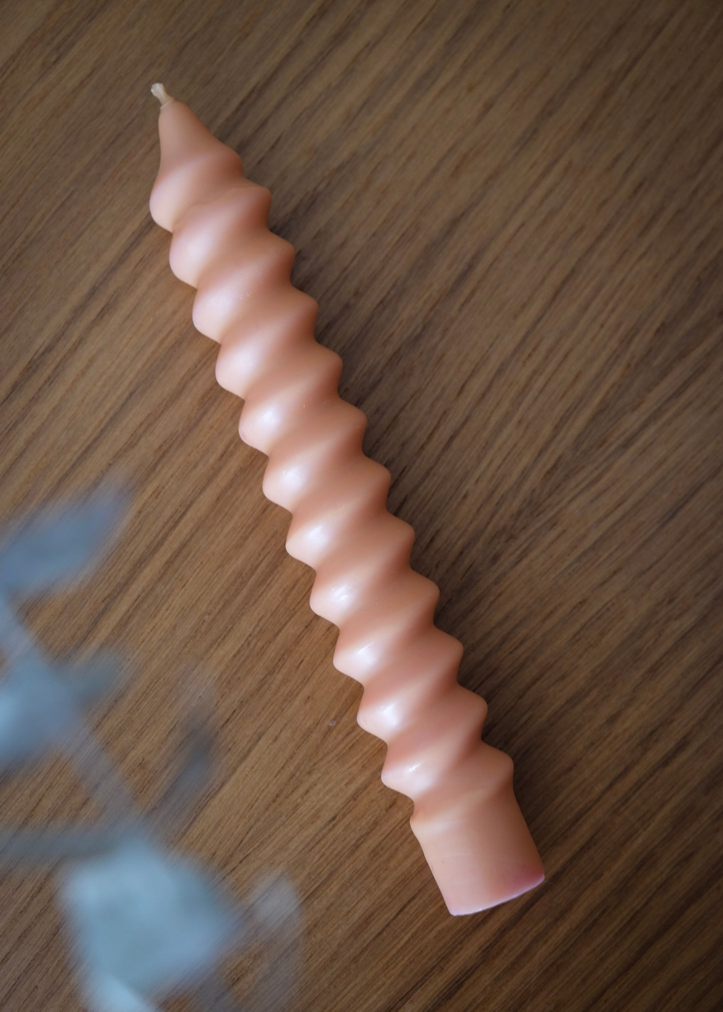 Vela ZigZag | Caramelo e Rosa Claro